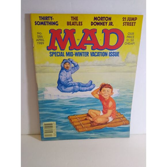 MAD #286 Mad Magazine Comic Book April 1989 30 Something Beatles 21 Jump Street - Picture 1 of 5